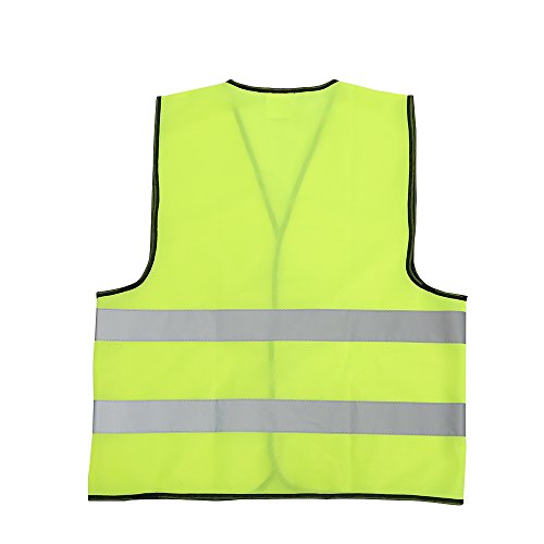 Zojo High Visibility Kids Safety Vests,Reflective Vest For Cycling, Skateboarding, Or Walking Back To School -Fits For Boy And Girl 3-7 (10 Pack, Kids-S-Neon Yellow) #TOP3