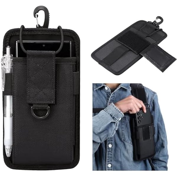 Kompatybilny z iPhone 16 15 14 13 12 Pro XR plecak pasek etui, mocowanie plecaka etui na telefon komórkowy kabura klips do paska etui do Galaxy S25, S24, S23 Plus, S22