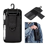 Compatible with iPhone 16 15 14 13 12 Pro XR Backpack Strap Pouch,Backpack Attachment Cell Phone Pouch Holster Belt Clip Holder Carrying Case for Galaxy S26 S25 S24 S23 Plus