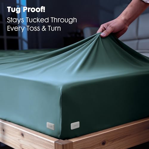 Bed Sheet Holders for Corners - Snap-Lock Sheet Lock for Fitted Sheets, Sheet Holders Keep Sheets Firm & Tight - Durable ABS Mattress Sheet Holder, Easy No-Lift Install, Fits 3"+ Mattresses (Set of 4) - Image 2