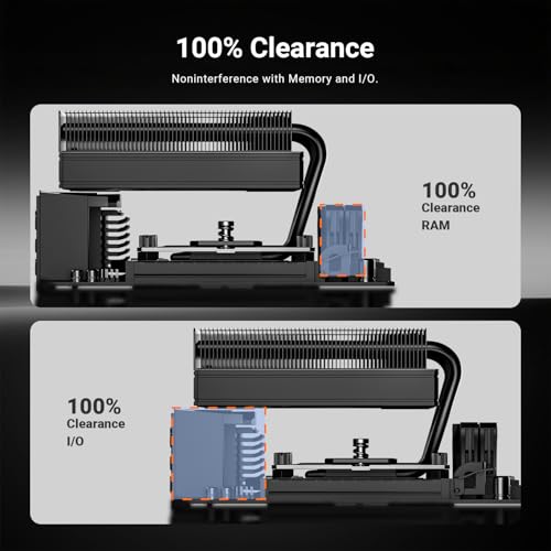 IS-77-XT Black ID-COOLING Ventirad CPU Low Profile PC Fixe Noir - 4