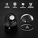 DEWEGER- Orbit Single Watch Winder for Mechanical Watch Quiet Motor Fit Lady Man for Rolex and Most, Black, Fashion