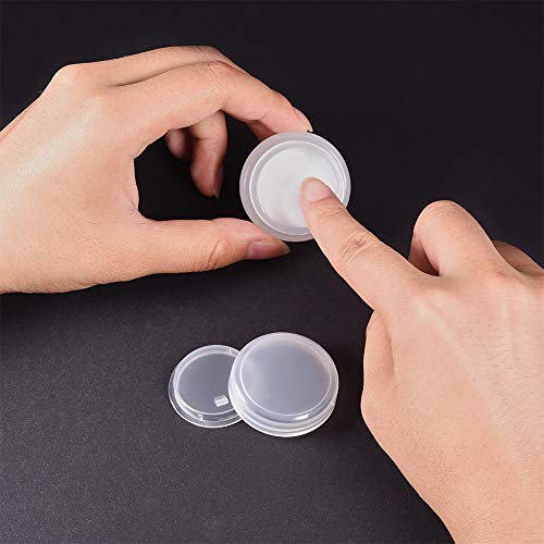 BENECREAT 24 Pack 10G / 10ML Weiß mattierte Behältergläser mit Inner Liner für Make-up, Cremes, kosmetische… – Bild 6