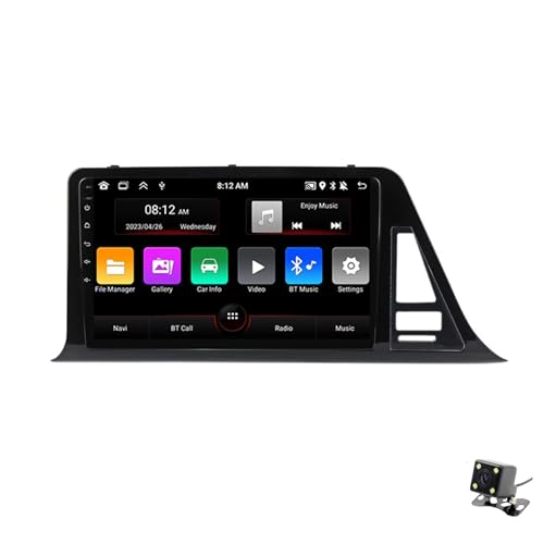 ADMLZQQ Android 12 Autoradio Passt Für Toyota C-HR 2016-2020 9 Zoll 2 Din