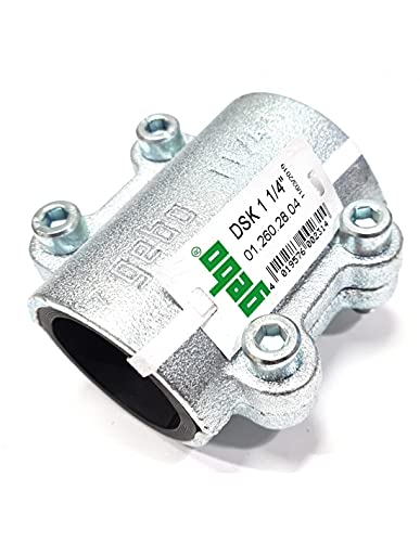 Gebo dc - Abrazadera corta - 1.1/4" acero Cover