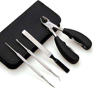 Toenail Clippers for Thick Toenails,4Pcs Precision Stainless Steel Ingrown Toenail Tool Kit,Thick Toenail