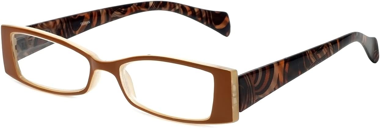 Calabria Victoria Women Designer Retro Reading Glasses Vintage Readers Distortion Free Lenses Lightweight Durable