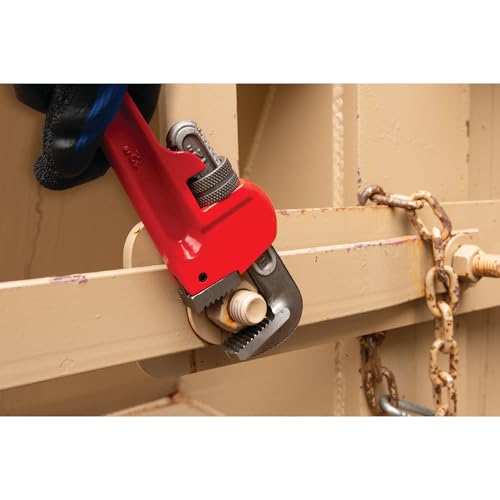 Image of Performance Tool W1133-12B 12 in. Red Adjustable Pipe Wrench