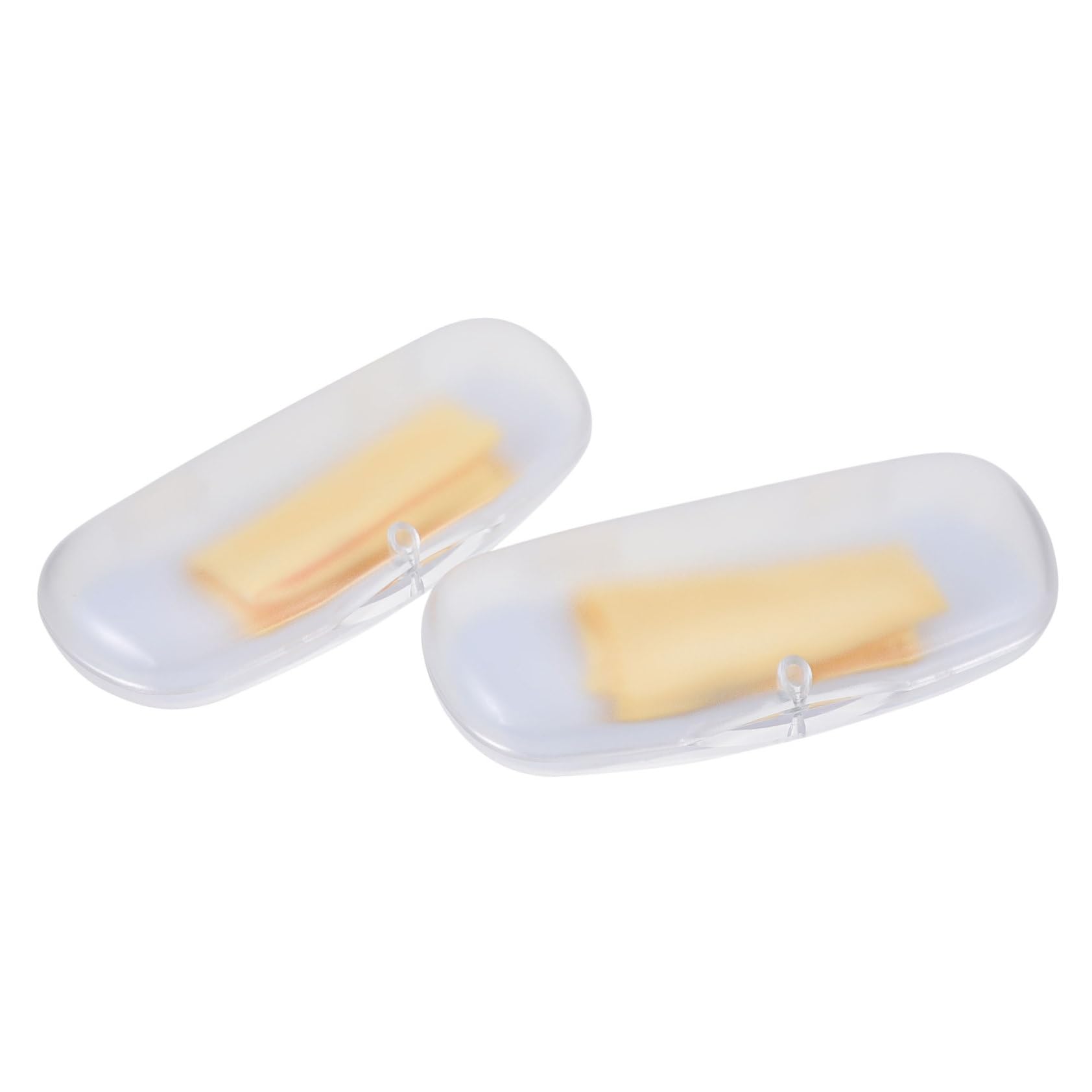 Homoyoyo 6piezas Estuche De Gafas Transparente Protector De Lentes Portátil y Resistente Para Gafas y Ópticas Almacenamiento y Seguro