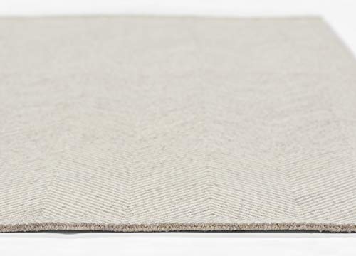 Momeni CHARSCHR-1TAU2380 Charles Wool Hand Tufted Contemporary Indoor Area Rug, Taupe, 2'3 Inch X 8' Runner thumb #2