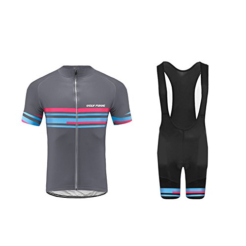 Maillot cyclisme respirant anti-transpiration haut vélo homme manches courtes