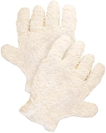 Pura Naturals Pet Dog Fur Drying Gloves - Cream