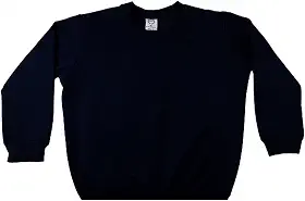 Blusa de Moletom Infantil, Baby Deluxe, Azul Marinho, 6 Anos