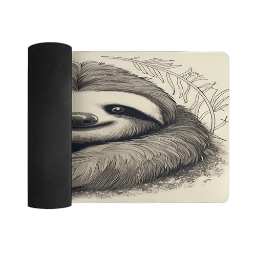Sloth My Spirit Animal Desk Mat Large Mouse Pad miniatura 3