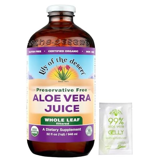 Lily Of The Desert Organic Aloe Vera Juice Whole Leaf - 32 Fl Oz
