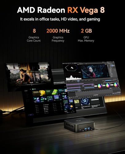 Image of KAMRUI Mini PC, AMD Ryzen 7 5825U Mini Gaming Computers(8C /16T, Max 4.5GHz), 32GB RAM 1TB SSD Micro Desktop Computer, Triple Display, WiFi 6, BT5.2, 1Gbps LAN, Small PC Office Home