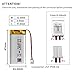 EEMB 3.7V Lipo Battery 480mAh 502245 Lithium Polymer ion Battery Rechargeable Lithium ion Polymer Battery with JST Connector Make Sure Device Polarity Matches with Battery Before Purchase!!!