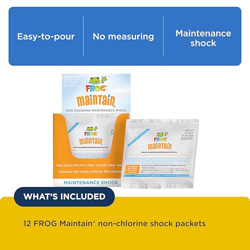 Image of FROG Maintain, Single Dose Non-Chlorine Shock for Hot Tubs, 12 Pack