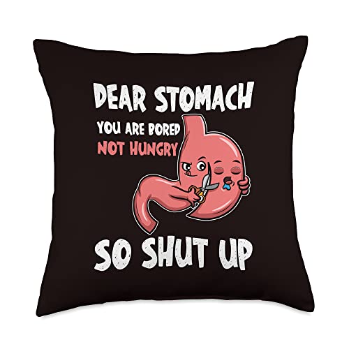 Fun Losing Weight Gastric Sleeve Throw Pillow