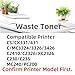 Waste Toner Bottle Compatible with Lexmark CS331 CS431 CX331 CX431 C2326 C3224 C3326 C3426 MC3224 MC3326 MC3426 for Xerox C230 C235 C236 C2410 for Ricoh MC240 PC200 Printer (Waste Toner Box-1Pack)