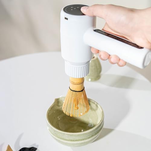 Batteur à matcha manuel rechargeable et machine à mélanger pour café - 3