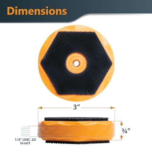 image for POWERTEC Bench Dog Puck - Protect Workpiece from Scratches, Ideal for 