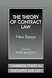The Theory of Contract Law: New Essays (Cambridge Studies in Philosophy and Law)