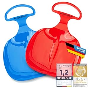 Alpenflitzer® Porutscher 2er-Set – Schneerutscher in Blau & Rot für Kinder 8 Alpenflitzer® Porutscher 2er-Set – Schneerutscher in Blau & Rot für Kinder 7
