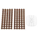 Hemobllo Alphabet und Zahlenstempelset aus Keramik Ton 2 Satz Selbstgemacht Tonbuchstabenstempel mit...