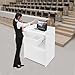 Podium Stand with Drawer and Large Countertop, 38