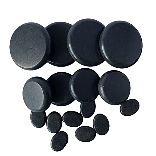 Zabrina 16 Pcs Professional Large Massage Stone Set Basalt Hot Rocks Stones by Zabrina - Image 5