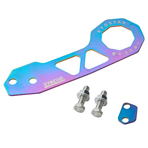 Kyostar Universal Neo Chrome Stainless Steel Rear Tow Hook Racing Jdm Towing Hook (Not Aluminum) N6038# #TOP2