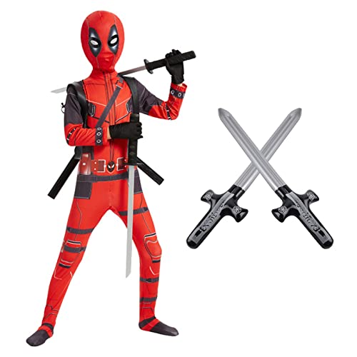 Raveparty Party Kostüm Kinder Erwachsene, Cosplay Kostüm, Halloween Kostüm Kinder, Karneval Kostüm, Geburtstag (kinder, 110)