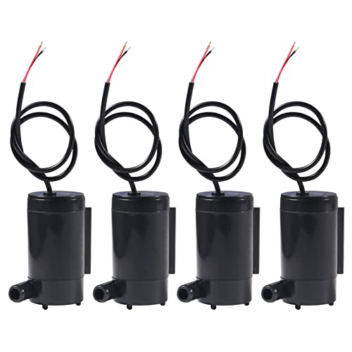 Image of 4Pcs Mini Water Pump DC 3V 5V 120L /H Low Noise Motor pump Micro Submersible Mini Water Pump Fish Tanks Fountain Aquarium Brushless Motor Submersible Water Pump