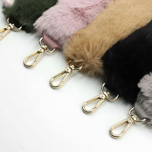 Correa para Bolso de Felpa Suave con Mosquetón Resistente de 48cm 4