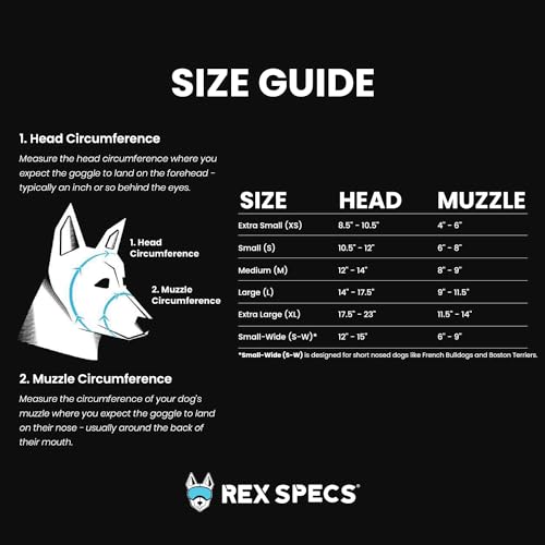 Rex Specs V2 Dog Goggles (Medium, Bandit Orange) Rex Specs V2 Dog Goggles (Medium, Bandit Orange)
