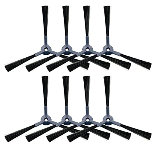 8 Pack IQ Side Brushes Replacement for Shark IQ R101AE RV1001AE AV912S AV911S AV1010AE RV1000 AV970 AV993 AV1002AE Shark AI AV2501S AV2501AE RV2610WD RV2610WA RV2502AE RV2520AOUS Robot Vacuum Cleaner
