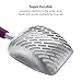 WePet Cat Litter Scoop, Aluminum Alloy Sifter, Kitty Metal Scooper, Deep Shovel with Diagonal Sifting Hole, Long Handle, Kitten Poop Lifter for Litter Box, Medium Size, Violet Handle