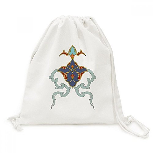 Sac en toile motif fleur parallèle pour soulager vos épaules