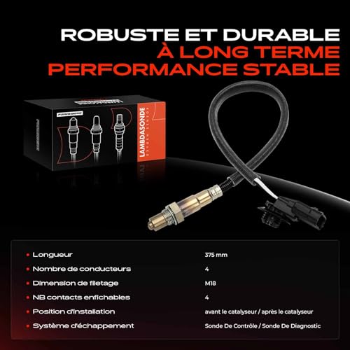 Sonde lambda pour baisser la consommation Clio IV et Megane CC 4-pôles