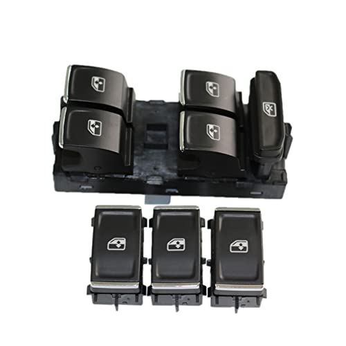 Bouton de lève-vitre pour Skoda Octavia 2013-2017 commande principale interrupteur 4 pièces