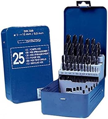 Tivoly 90200170003 25 Piece Metal Drill bit Laminated, Non Concerné