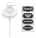 Jarmazing Products Mason Jar Foaming Soap Dispenser Lids - Includes Waterproof Stickers! - White - 1 Pack