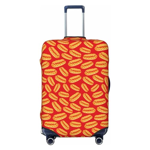 Luggage Cover Protector Suitcase Cover - High Elasticity A Big Hot Dog Suitcase Cover for Luggage