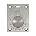 Deltana FRP25U15 2 1/2-Inch x 1 7/8-Inch Solid Brass Flush Ring Pull