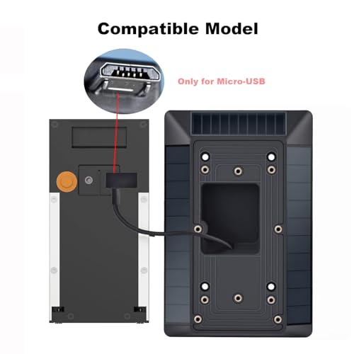 Cargador solar para Ring Video Doorbell energia continua sin cables panel micro USB 2020 4