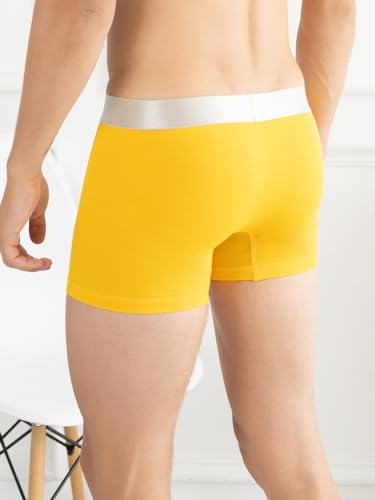 Image of KOFFY Men's Malleable Cotton Lycra Long Trunk with Minus Cutting Pouch and Moisture Wicking Properties