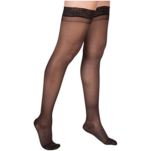 Evonation Women’s Thigh High 15-20 Mmhg Graduated Compression Stockings – Moderate Pressure Compression Garment #TOP2