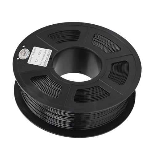Leapiture 3D Printing Filament 1.75mm Filament Spool Black Filament Bundle Industrial 3D Printing Material for Quality Printing