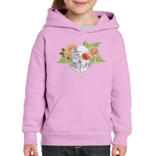 Sweat squelette fleurs Mexico enfant pour l'école et les sorties